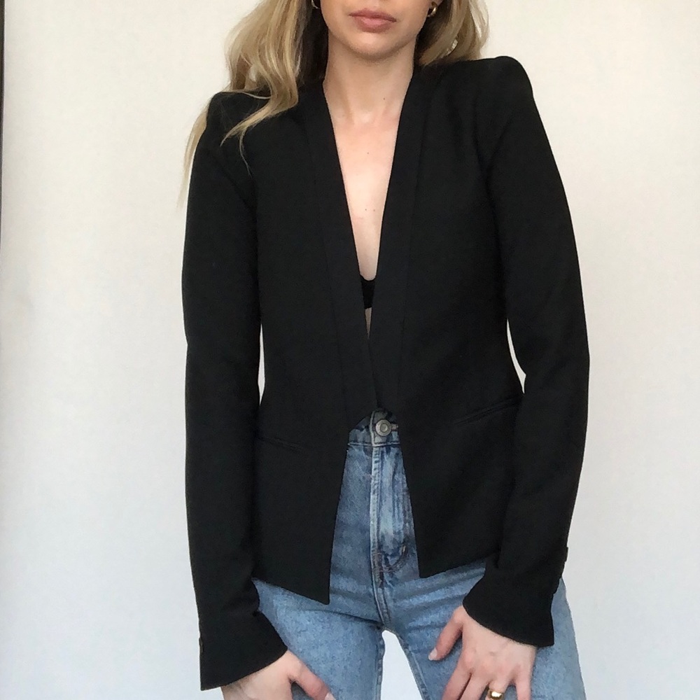 BCBG Black Fitted Blazer